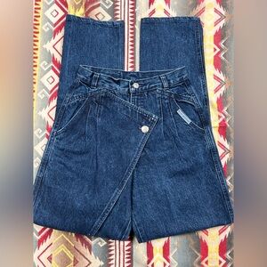 Rockies Dark Blue Straight Leg Women's Jeans